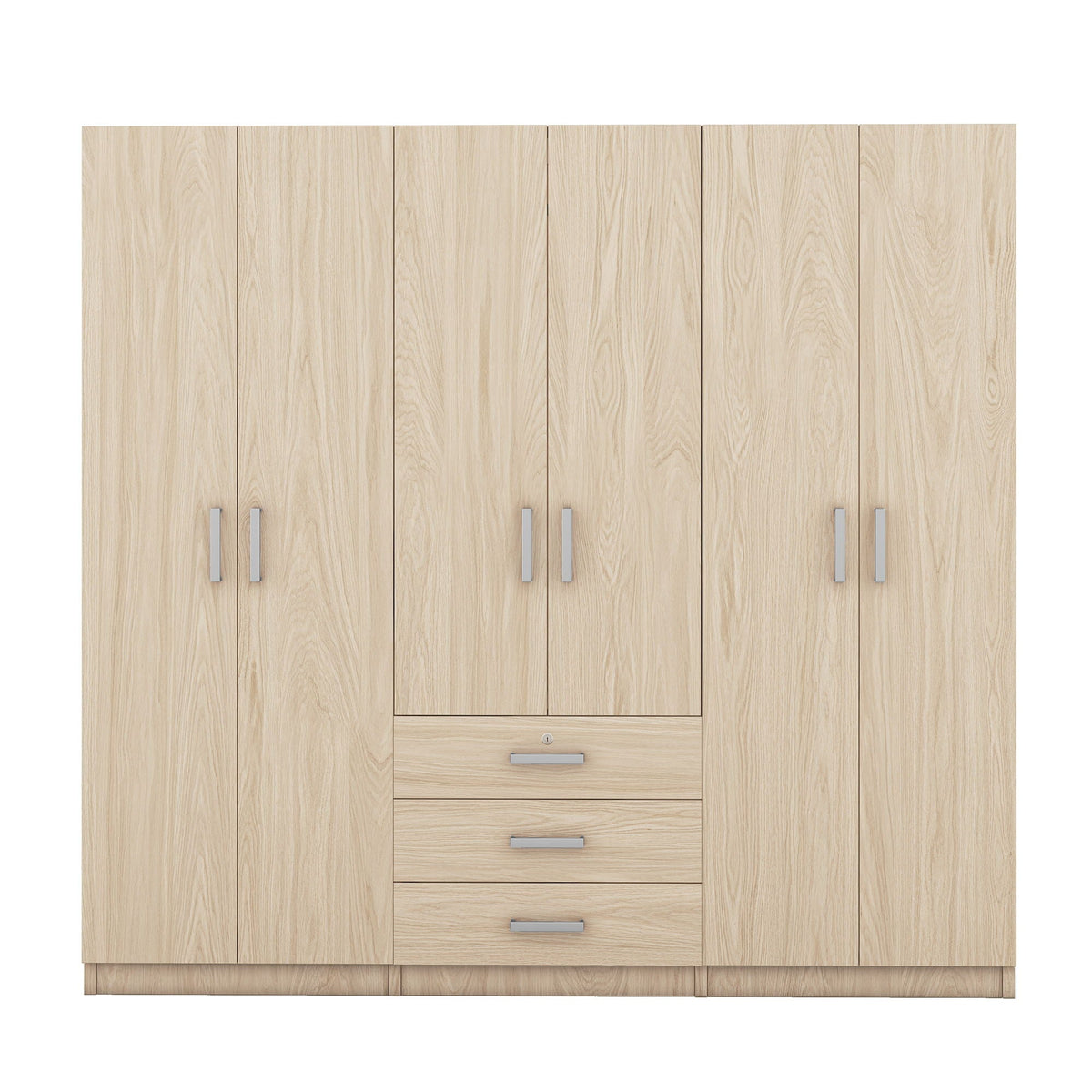 6 Doors Wardrobe Storage For Bedroom, With Big Drawers, photo 21 of 21