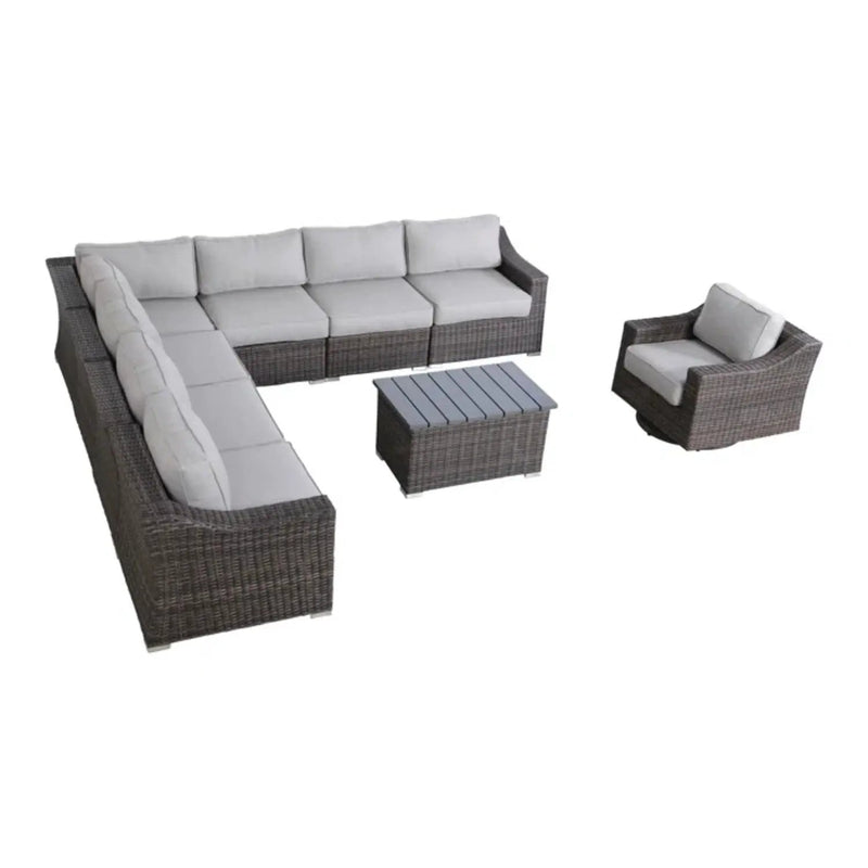 Stylish Sofa Seating Group With Cushions Perfect For Outdoor Gatherings by HouseOfZazla