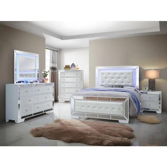 Elegant Modern Contemporary Bed by Unique Piece Furniture