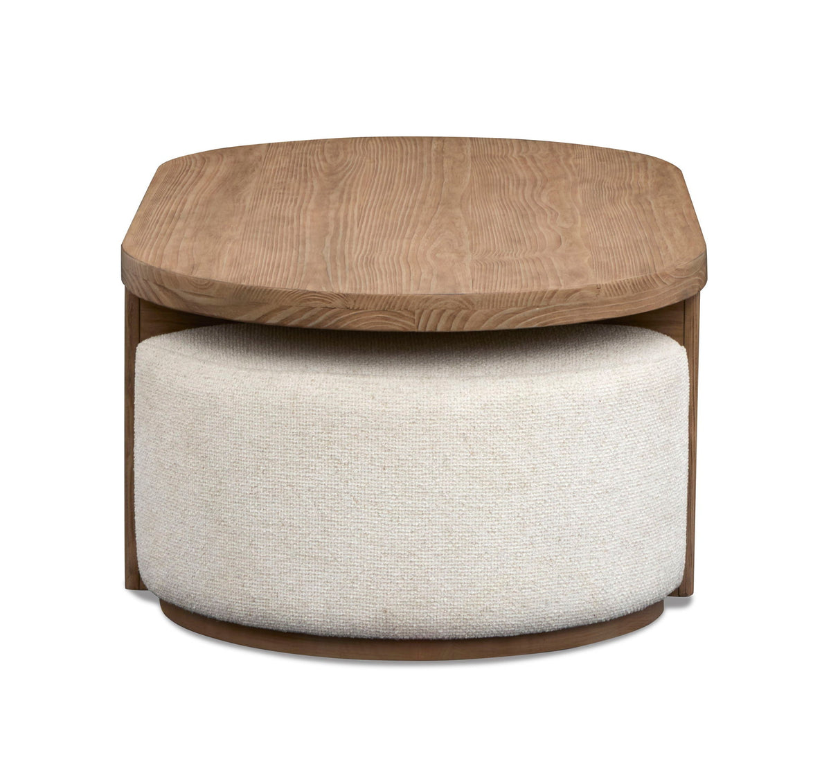 Hayden - Lift Top Storage Cocktail Table With Casters And Two Upholstered Stools - Golden Oat, photo 6 of 7