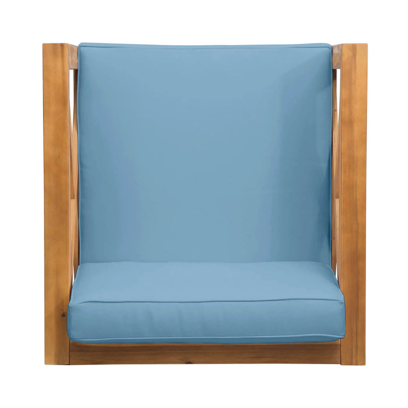 Brava Mid-Century Modern Club Chair with Water Resistant Cushions by HouseOfZazla
