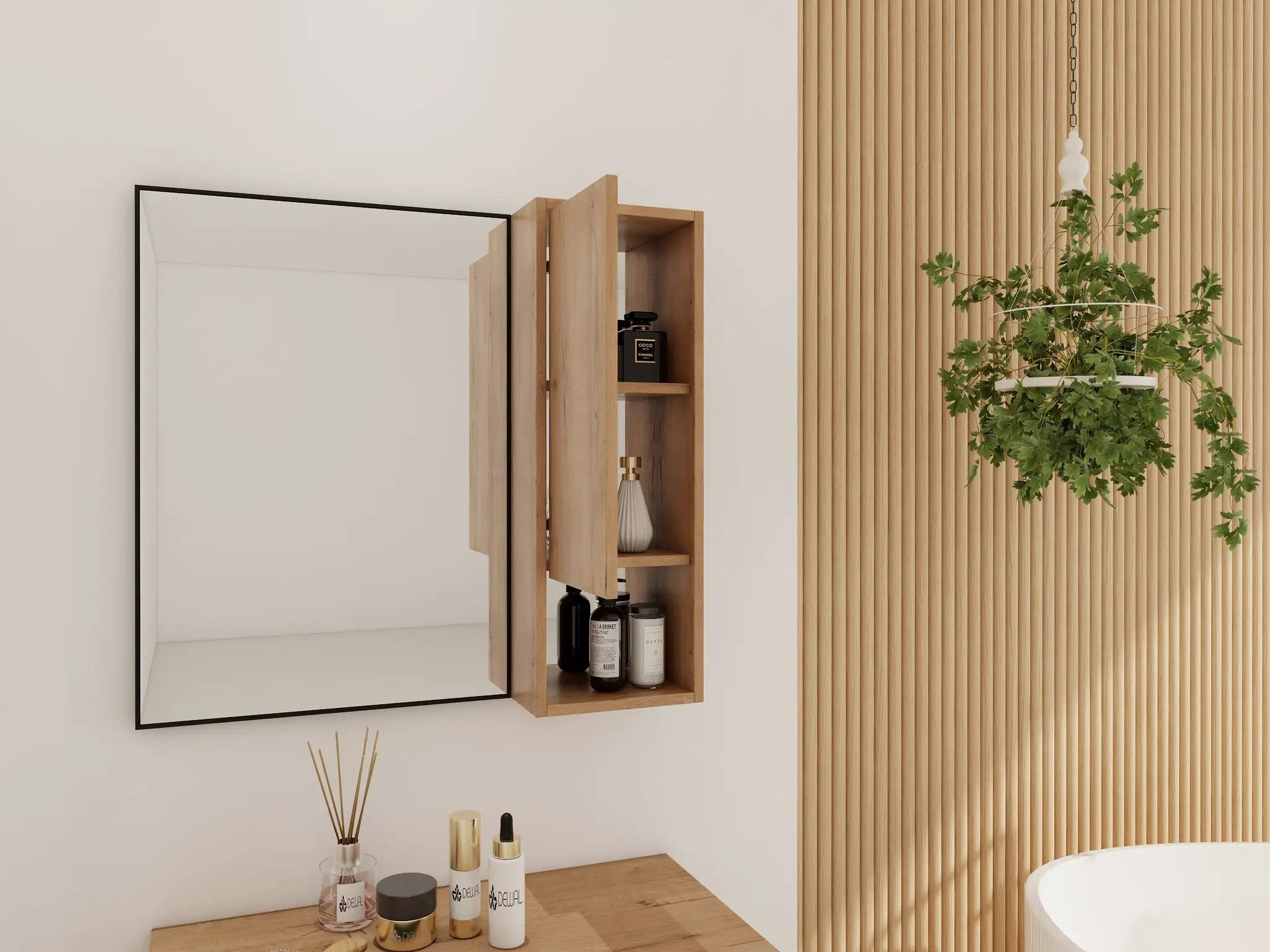 10'' Wall Mounted Bathroom Mirror Cabinet with Soft Close Door by HouseOfZazla