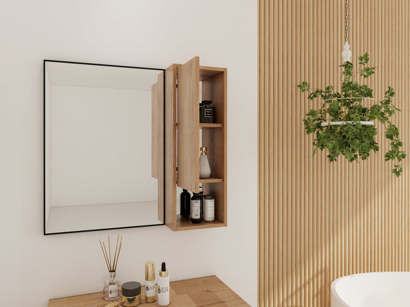 10'' Wall Mounted Bathroom Mirror Cabinet with Soft Close Door by HouseOfZazla
