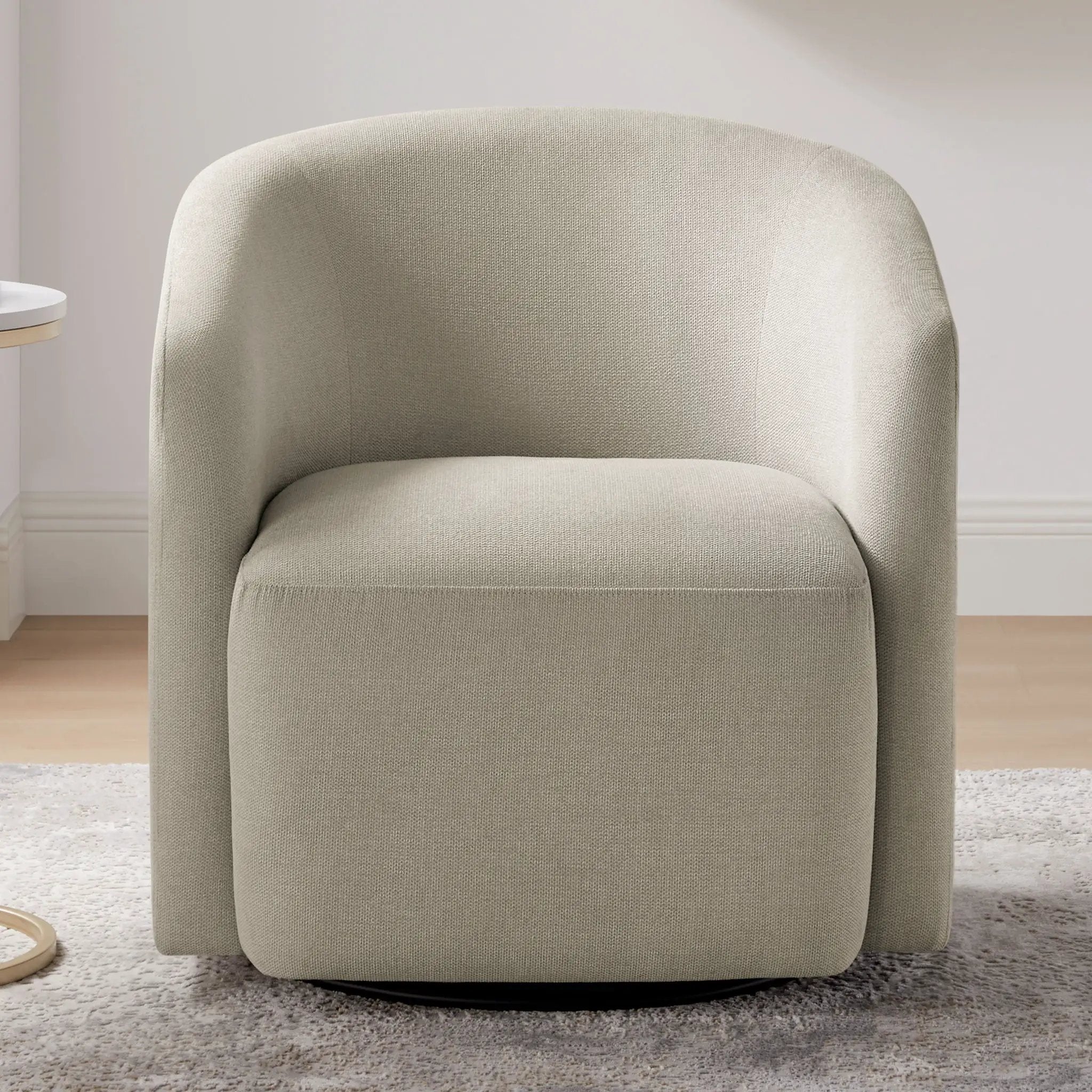 Ardena - Modern Swivel Barrel Chair by HouseOfZazla