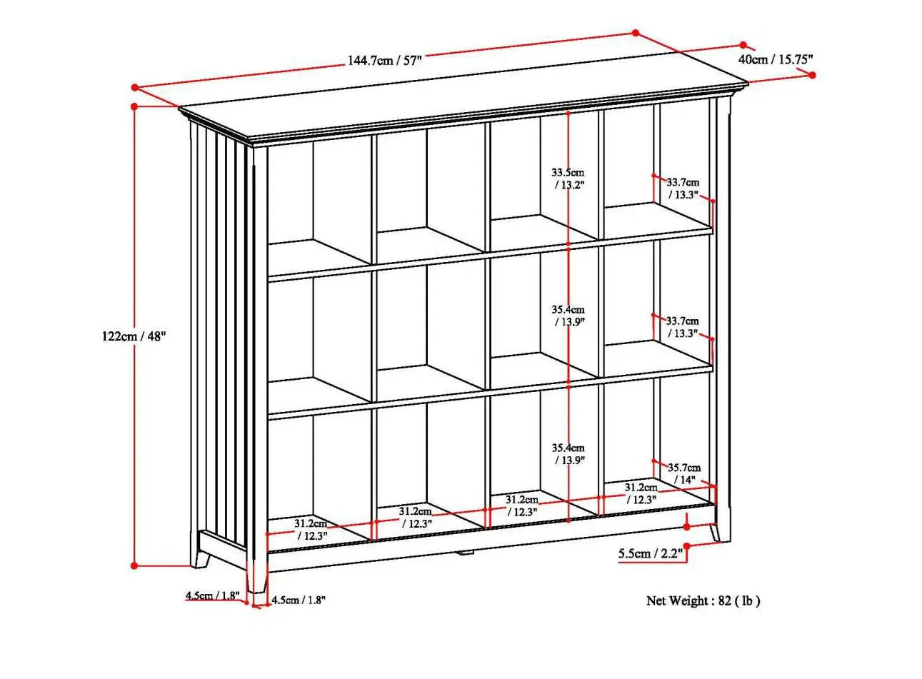 Acadian - Handcrafted Cube Storage by HouseOfZazla