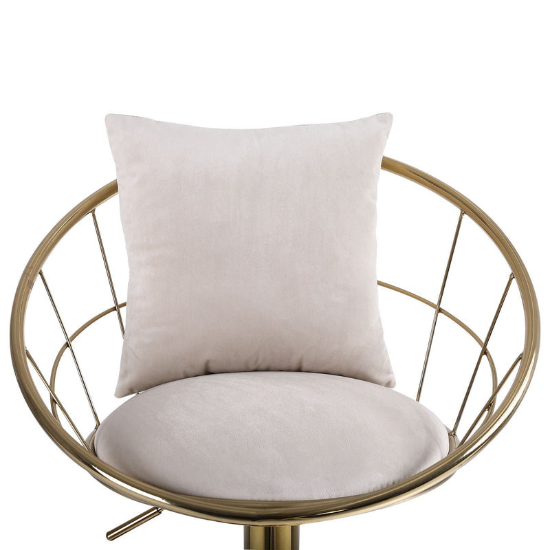Unique Design Bar Chair, 360 Degree Rotation, Adjustable Height, Suitable For Dining Room And Bar by HouseOfZazla