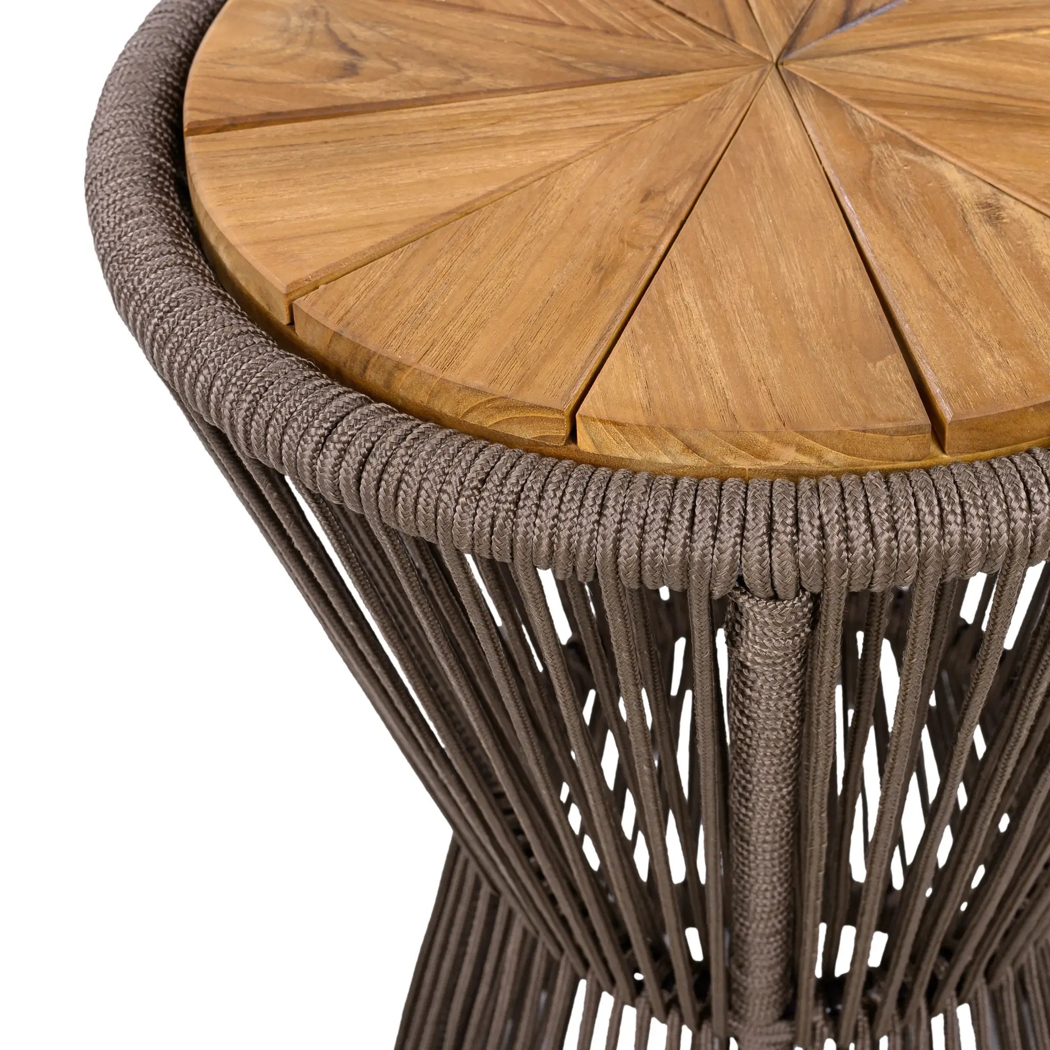 Outdoor Side Table, Dark by HouseOfZazla