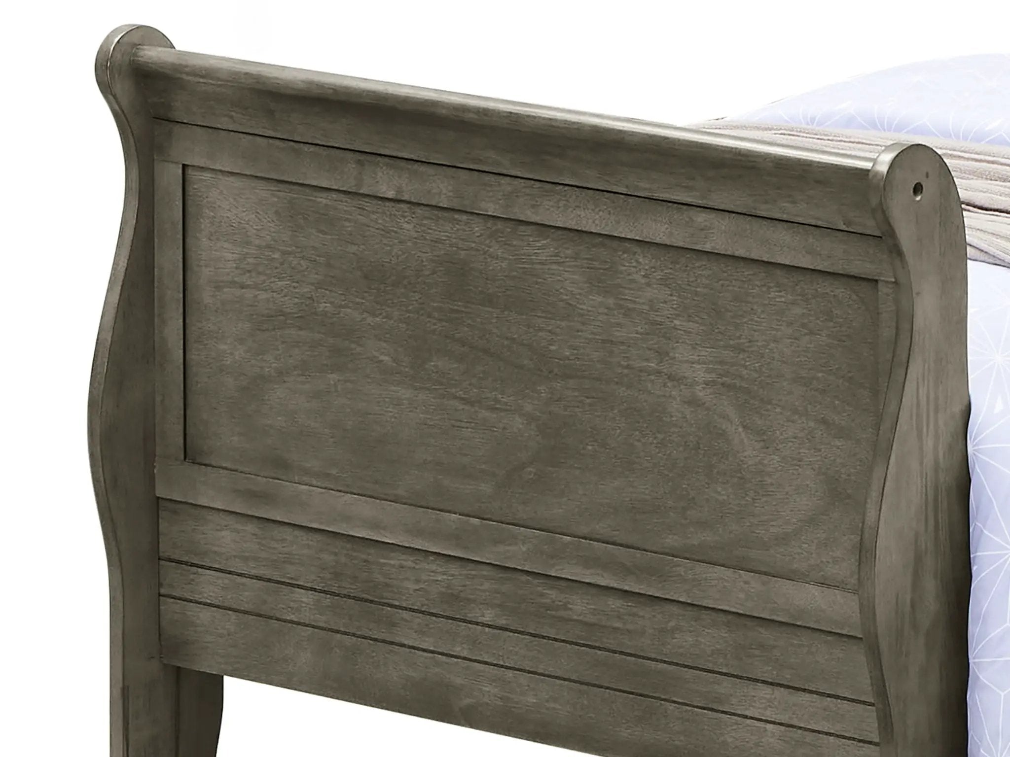 Panel Sleigh Bed by HouseOfZazla