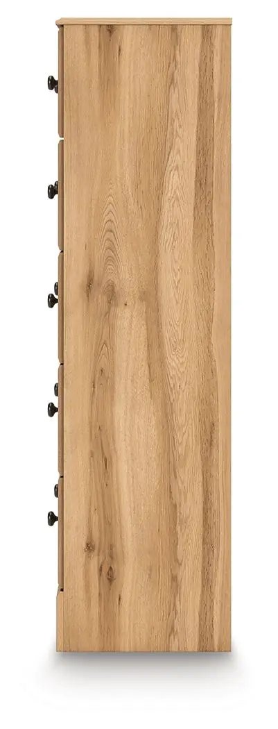 Aleaport - Five Drawer Chest - Warm Brown by Unique Piece Furniture