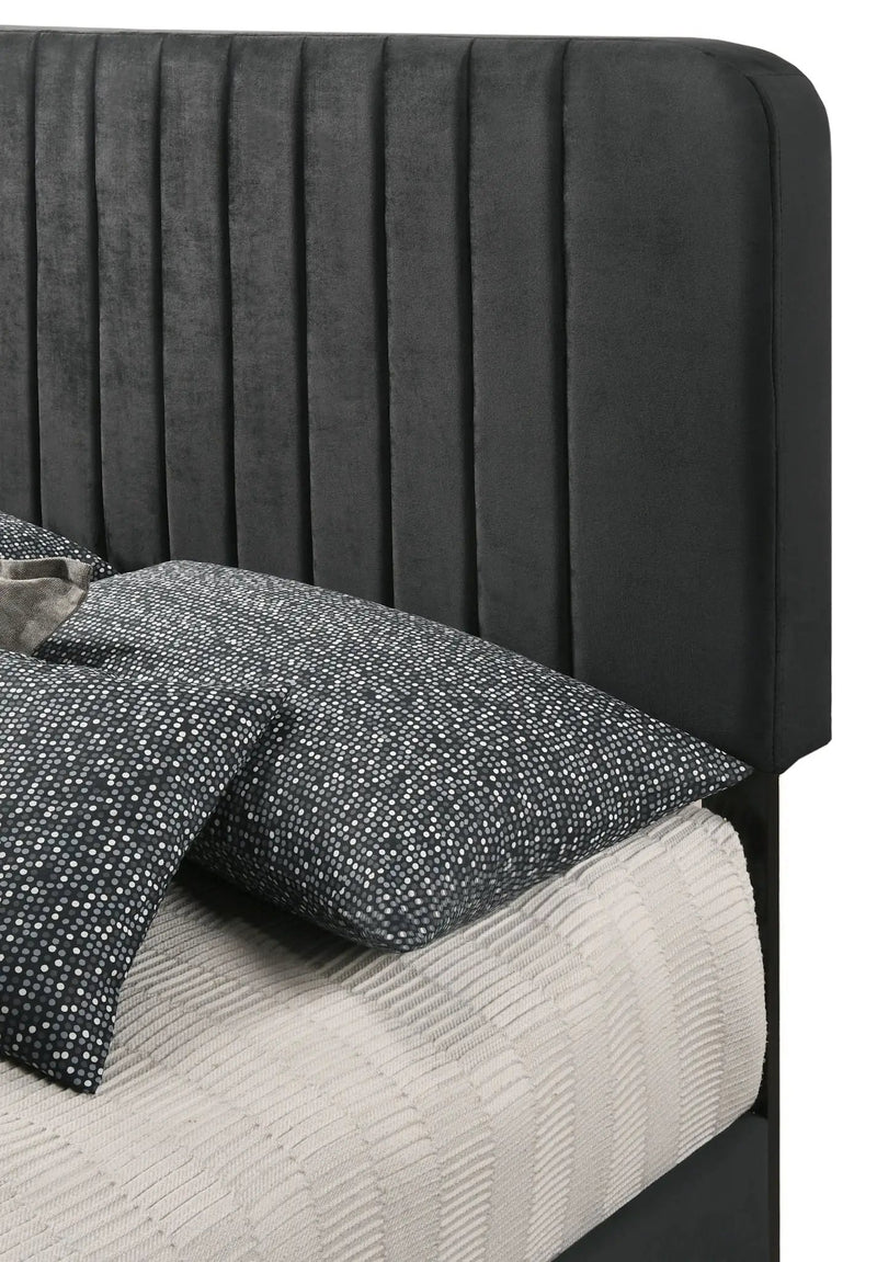 Channel Tufted Bed by Unique Piece Furniture