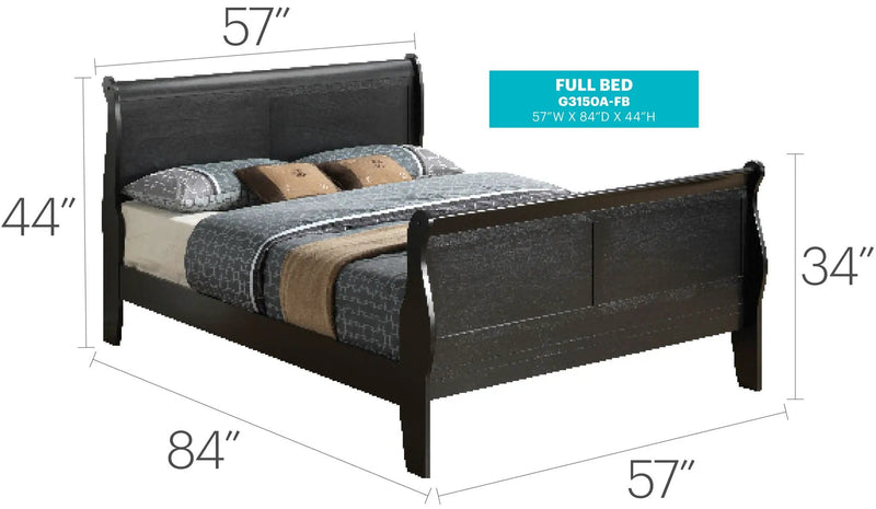 Panel Sleigh Bed by Unique Piece Furniture