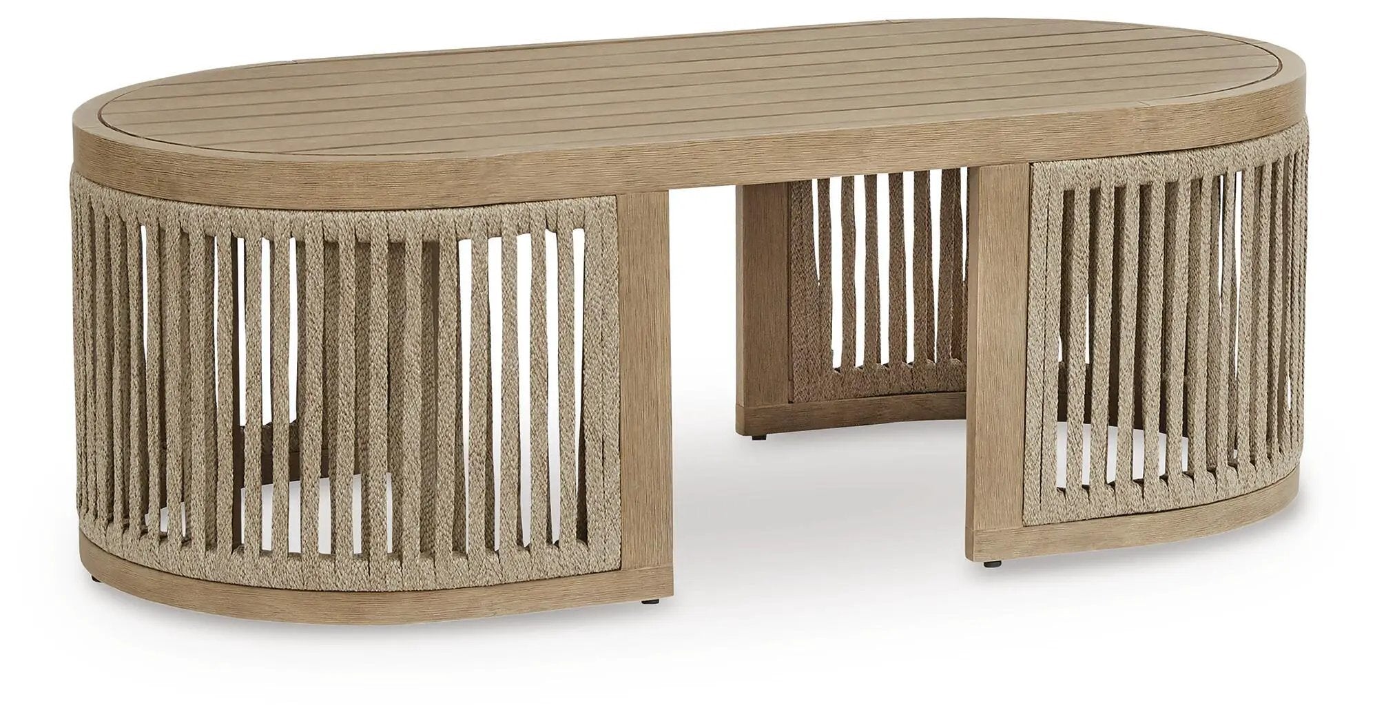 Serena Shores - Rectangular Cocktail Table - Beige by Unique Piece Furniture