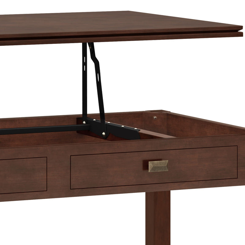 Artisan - Lift Top Coffee Table - Russet Brown by HouseOfZazla