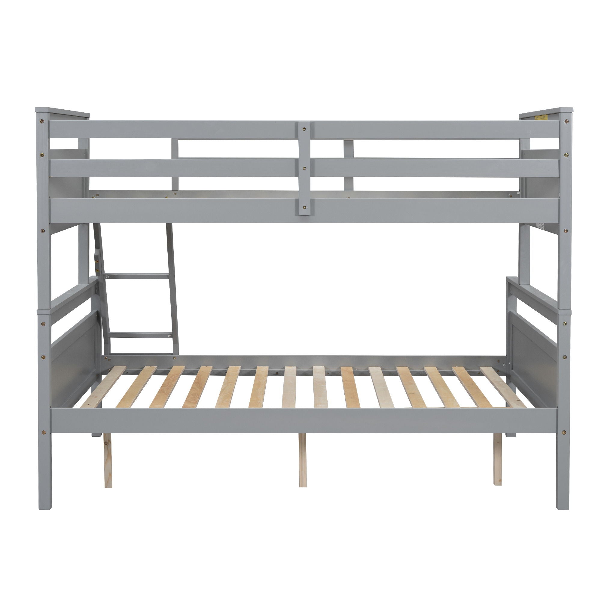 Bunk Bed With Ladder And Safety Guardrail by HouseOfZazla