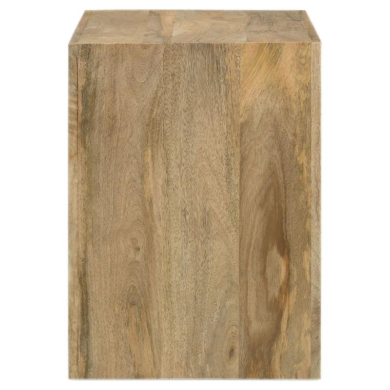 Benton Rectangular Solid Wood End Table Natural by Unique Piece Furniture