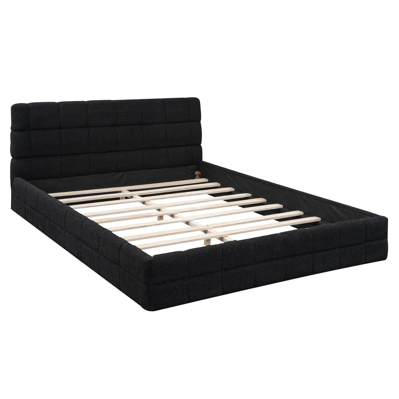 Upholstered Platform Bed With Headboard by Unique Piece Furniture