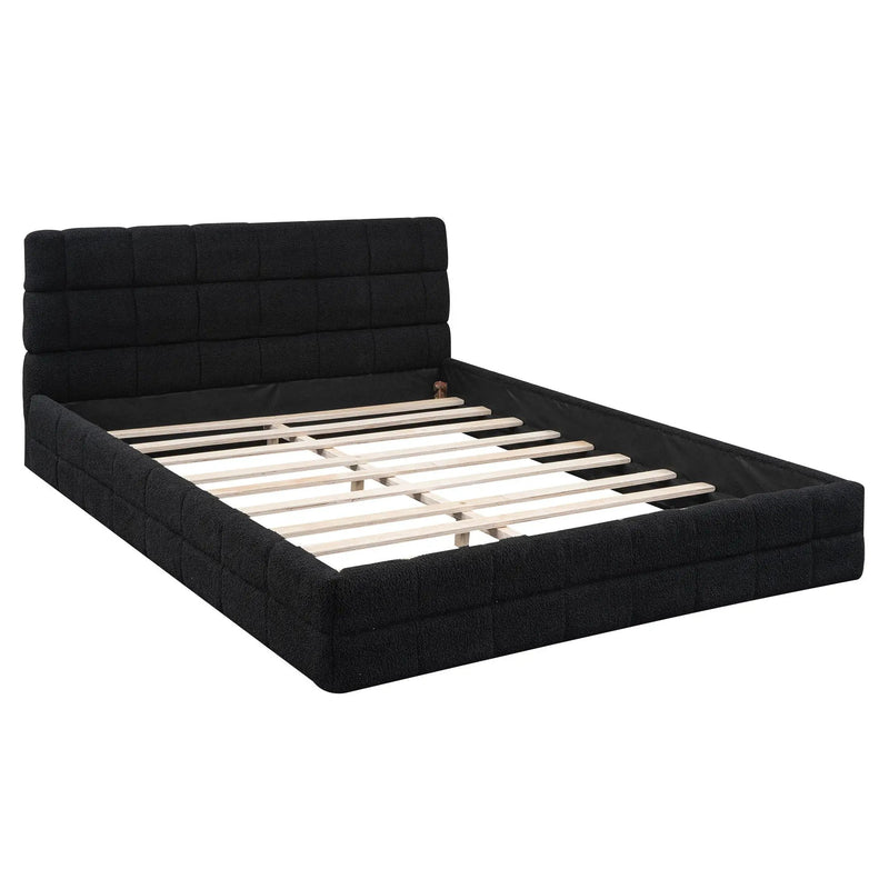 Upholstered Platform Bed With Headboard by Unique Piece Furniture