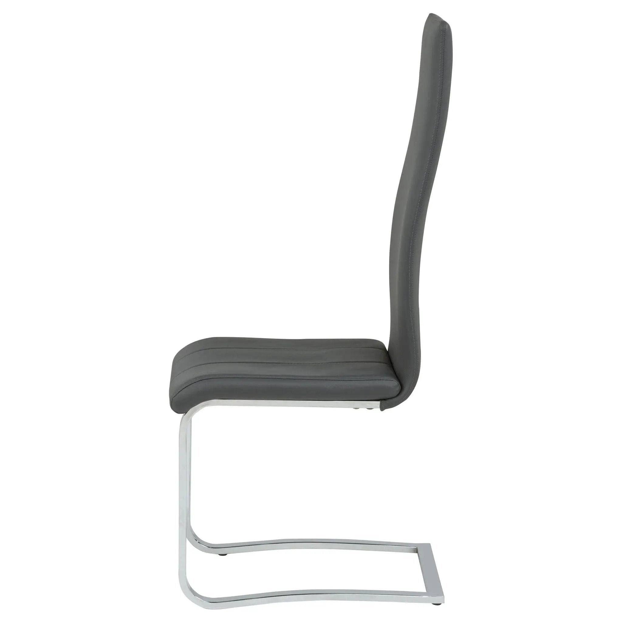 Montclair Upholstered Dining Side Chair Grey (Set of 4) by Unique Piece Furniture