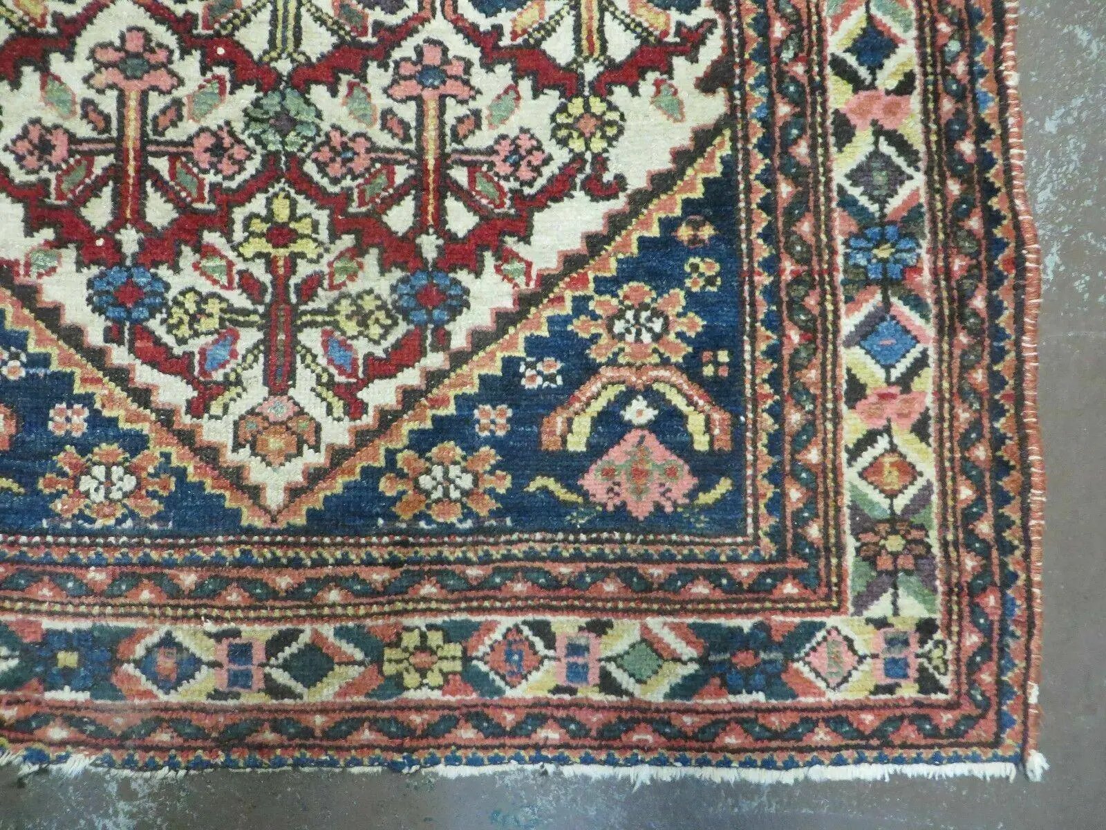 3' 3"X 10' Antique Handmade Caucasian Shirvan Wool Runner Rug Nice by Jewel Rugs