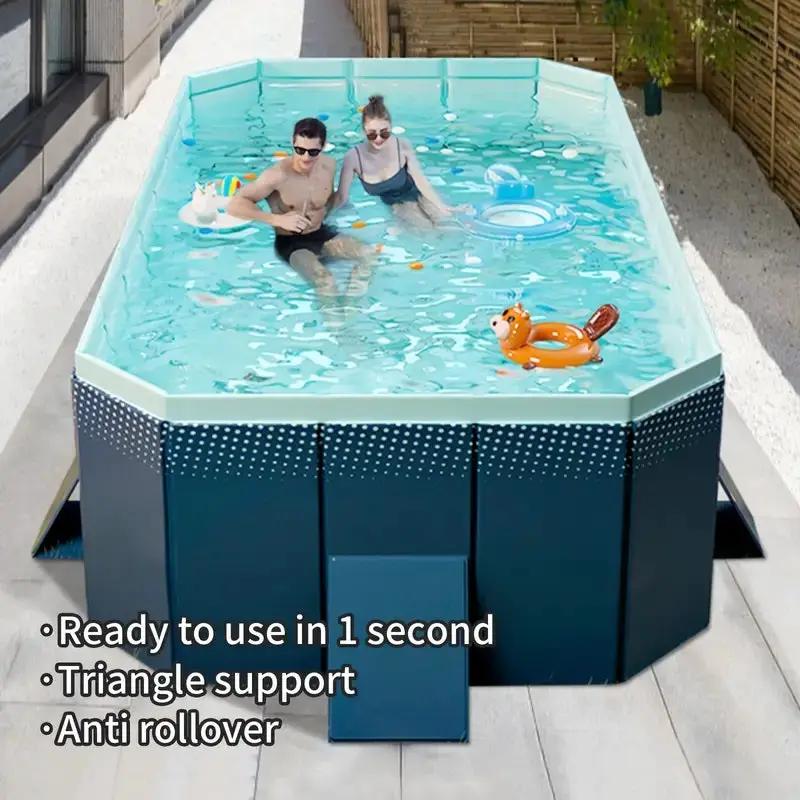 1.6m PVC Folding Pool (Not Inflatable) by HouseOfZazla