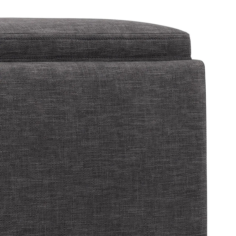 Natasha - Multifunctional Storage Ottoman With Tray by Unique Piece Furniture