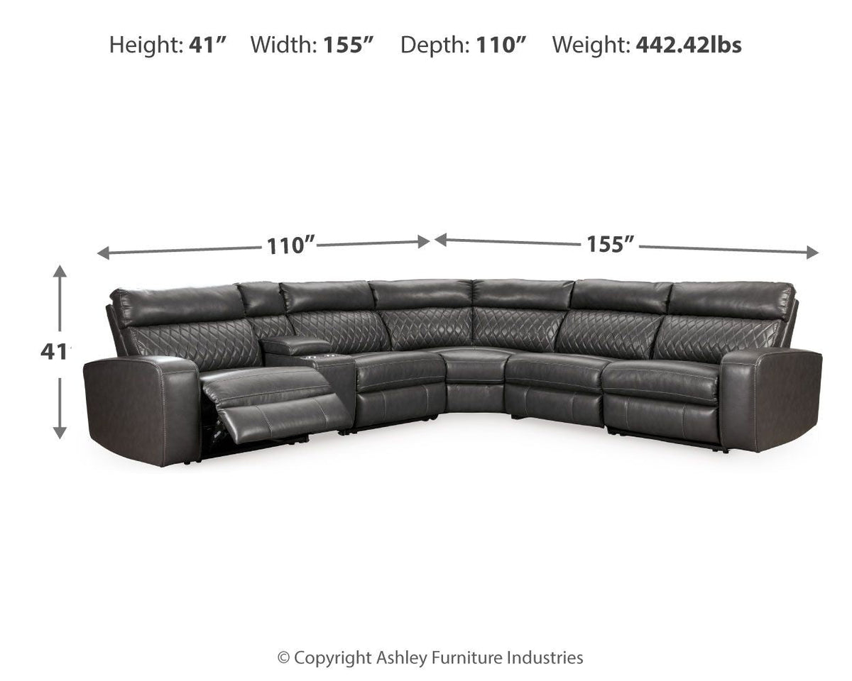 Samperstone - Power Reclining Sectional, photo 28 of 28