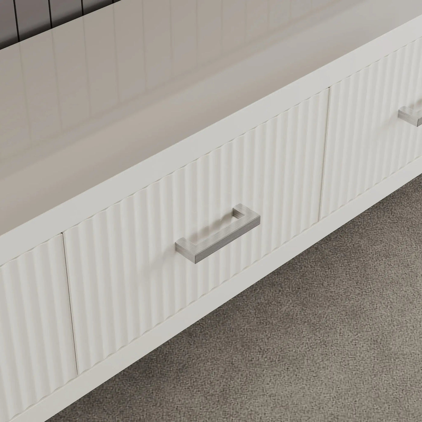 TV Stand With Slatted Drawers by HouseOfZazla