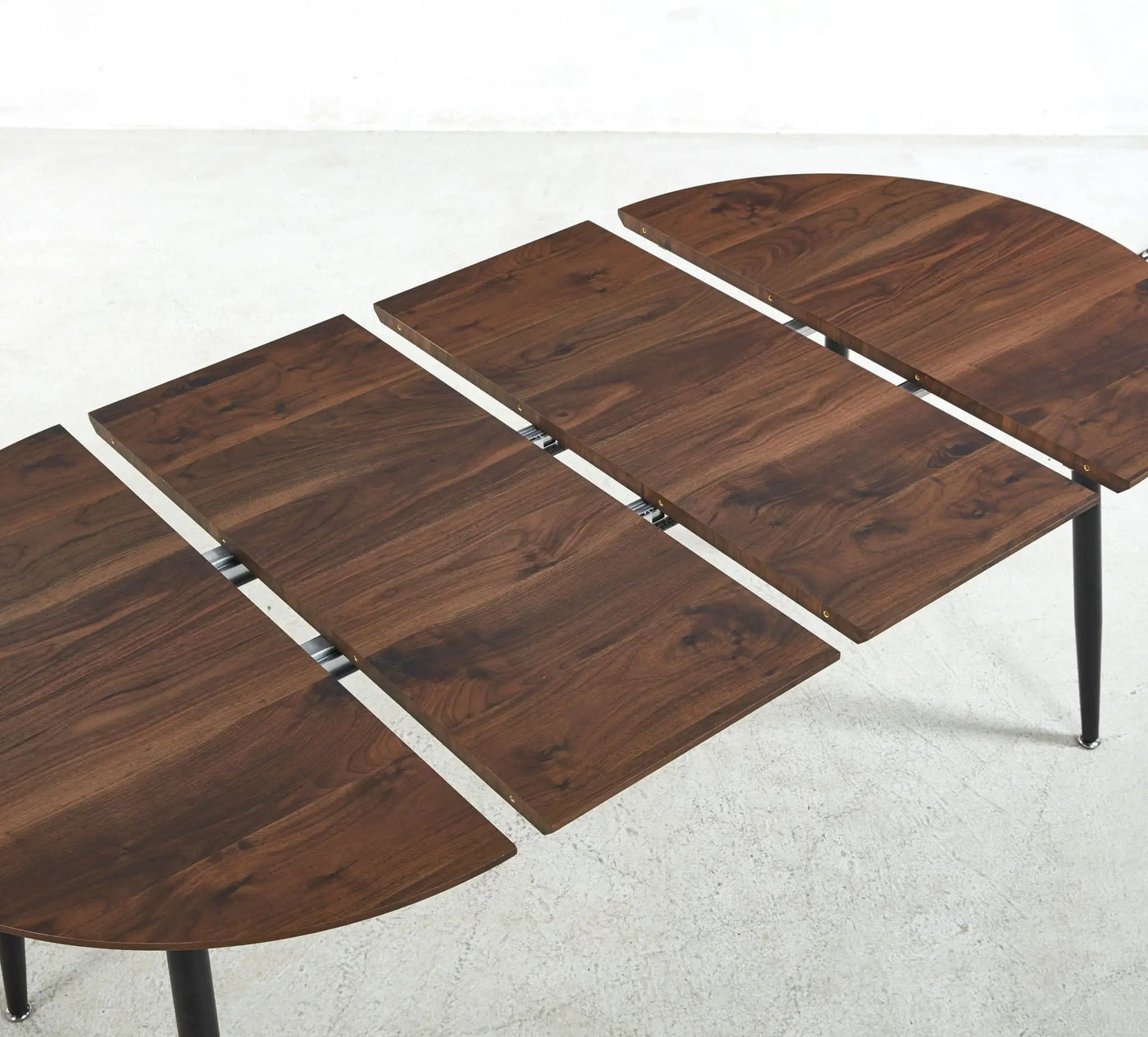 Extensible Table, Dining Table, Office Table, Coffee Table Metal Leg by HouseOfZazla