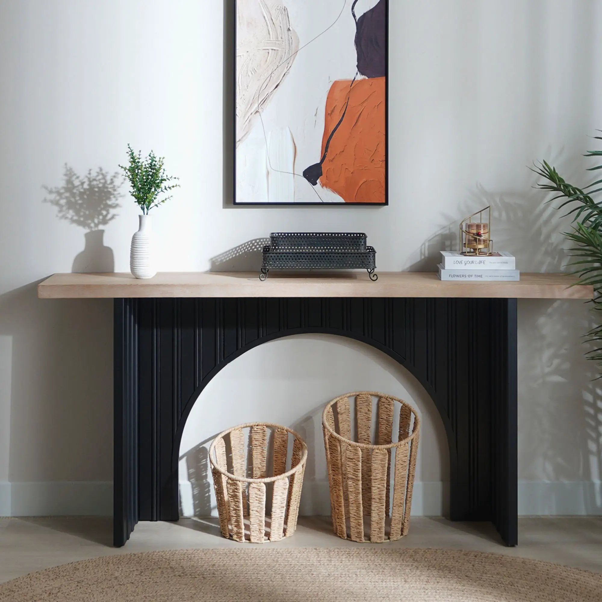 Arch Fluted Table by Unique Piece Furniture