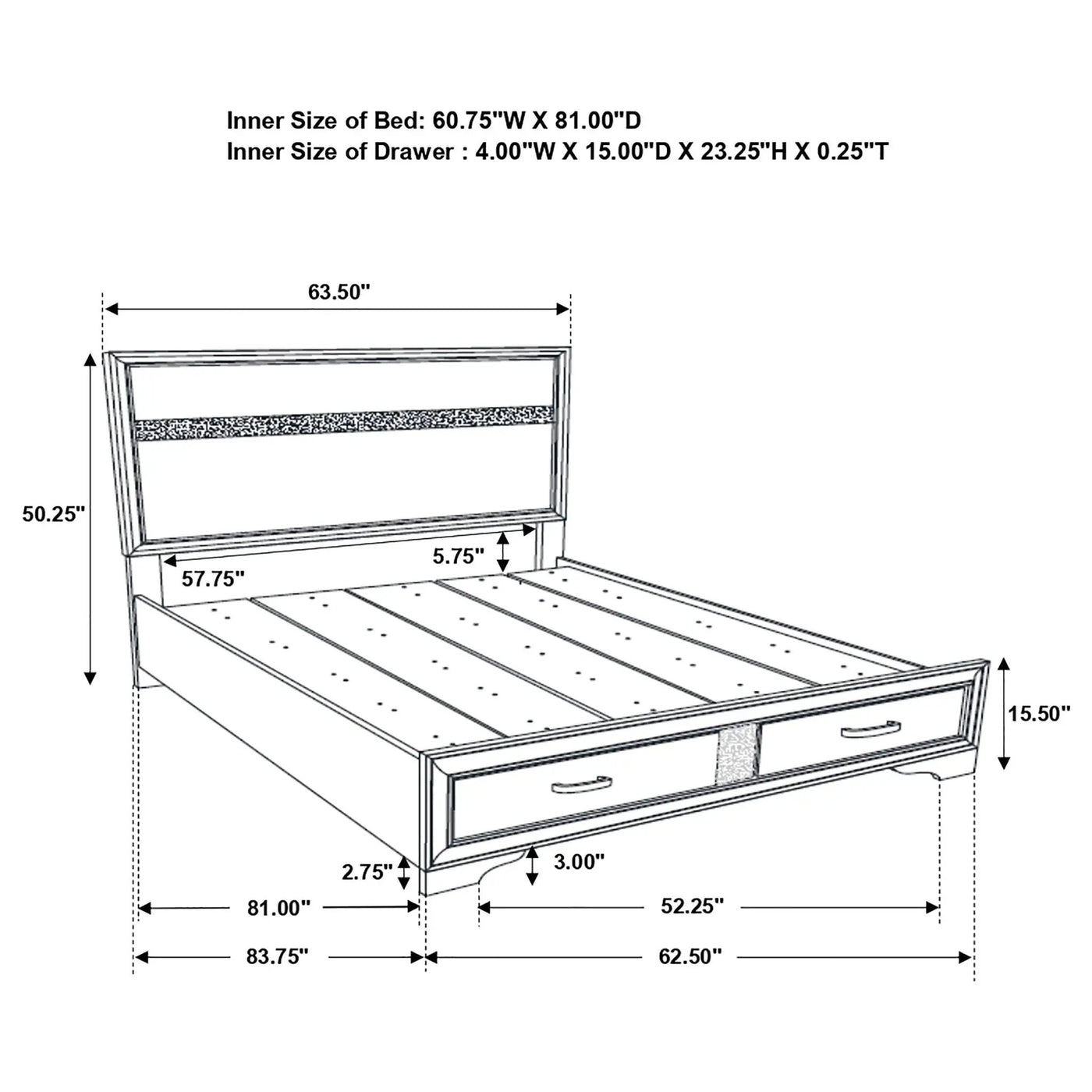 Orchid - Storage Panel Bed by HouseOfZazla