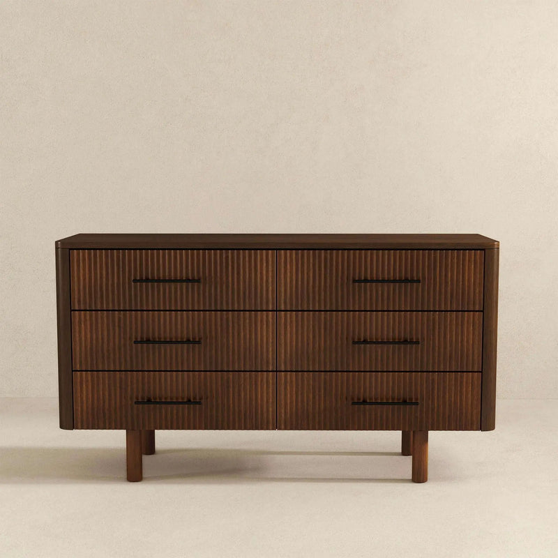 Logan - Dresser With 6 Drawers - Brown by HouseOfZazla