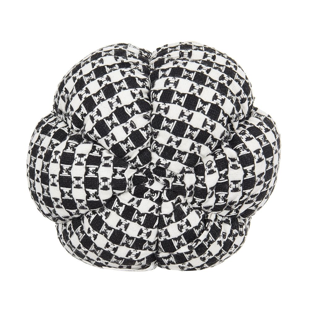 Plaid Pumpkin Decor Set with Fabric Finish - Black, photo 12 of 13