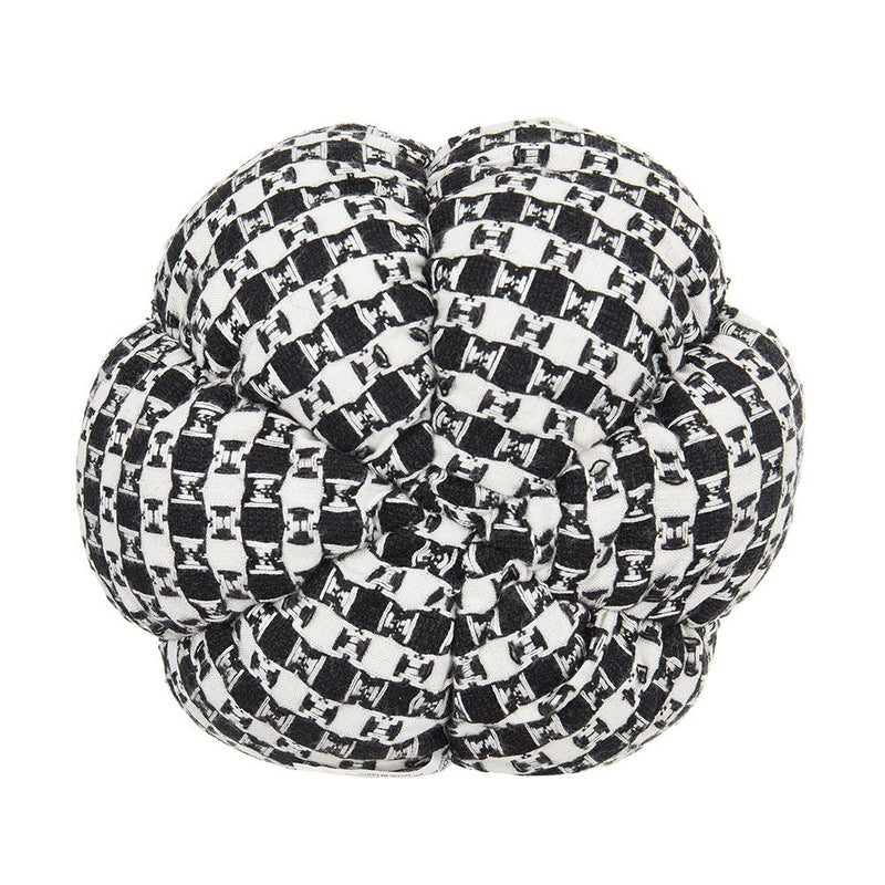 Plaid Pumpkin Decor Set with Fabric Finish - Black, photo 12 of 13