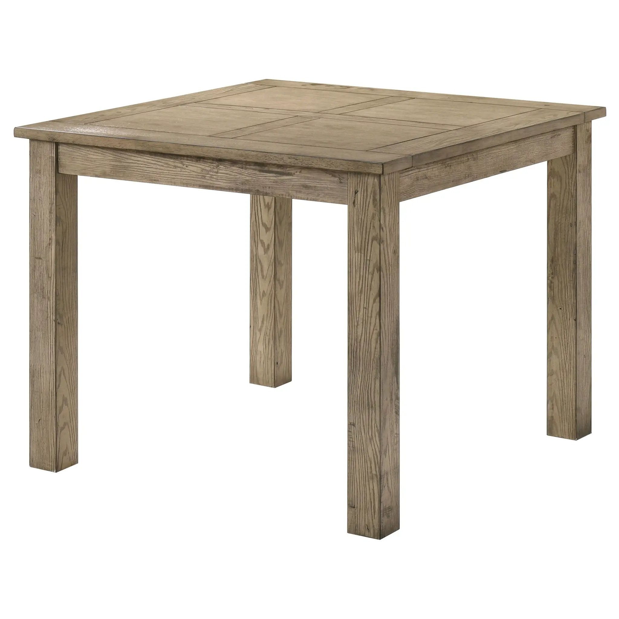 Cardova Square Counter Height Dining Table Vineyard Oak by Unique Piece Furniture