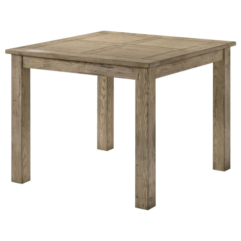 Cardova Square Counter Height Dining Table Vineyard Oak by Unique Piece Furniture