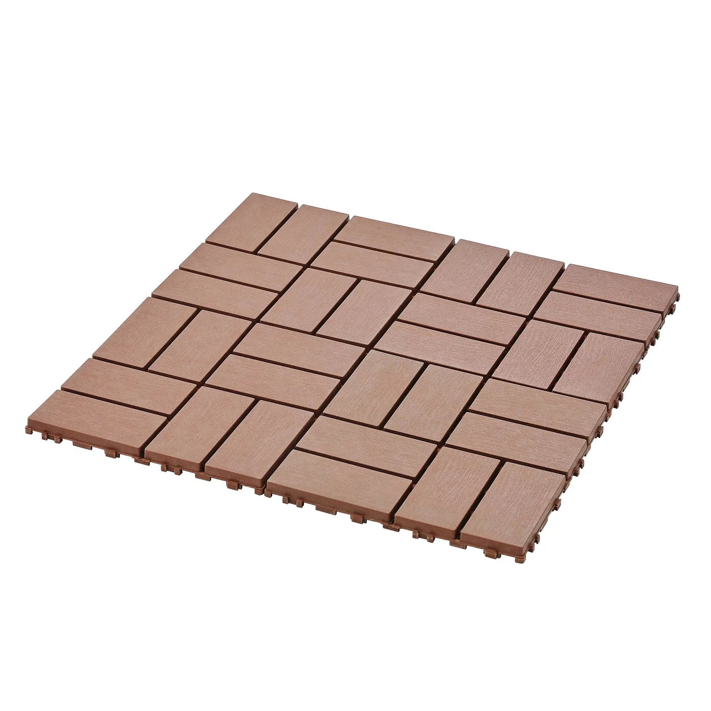 Plastic Interlocking Deck Tiles Patio Deck Tiles Waterproof Outdoor Use by HouseOfZazla