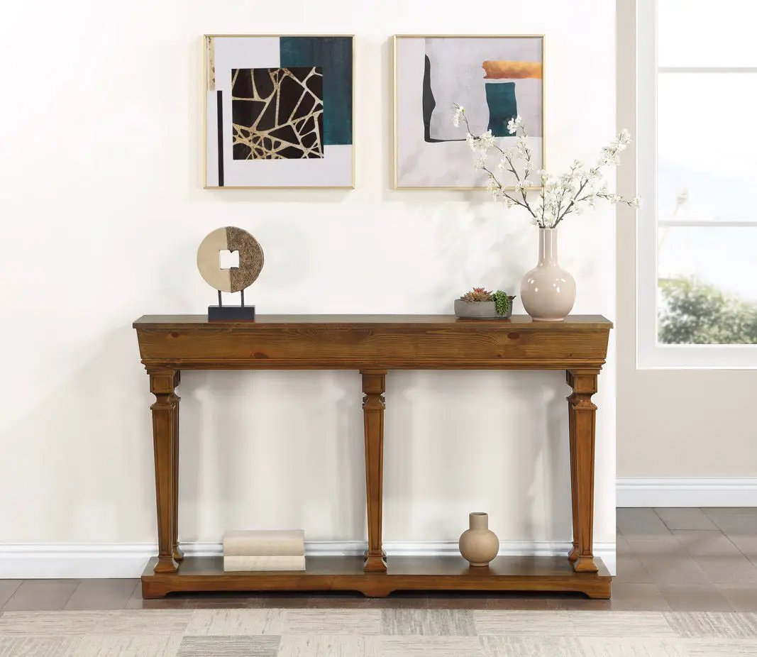 Garrison Wooden Console Table by HouseOfZazla