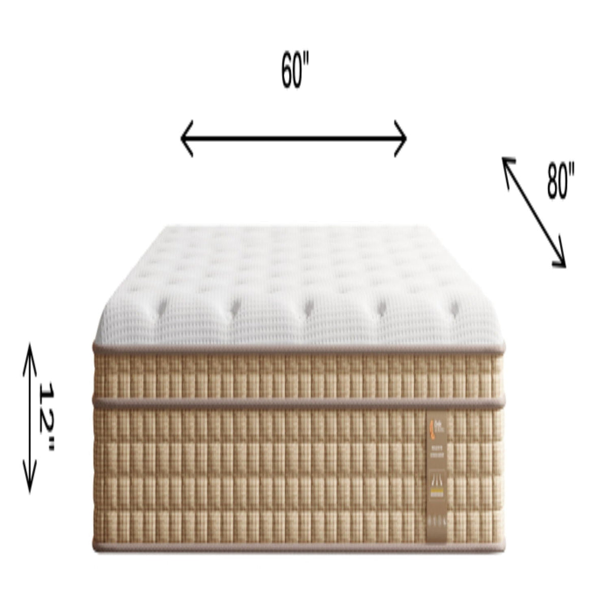 12" Hybrid Mattress With Innersprings & Gel Memory Foam, photo 6 of 7