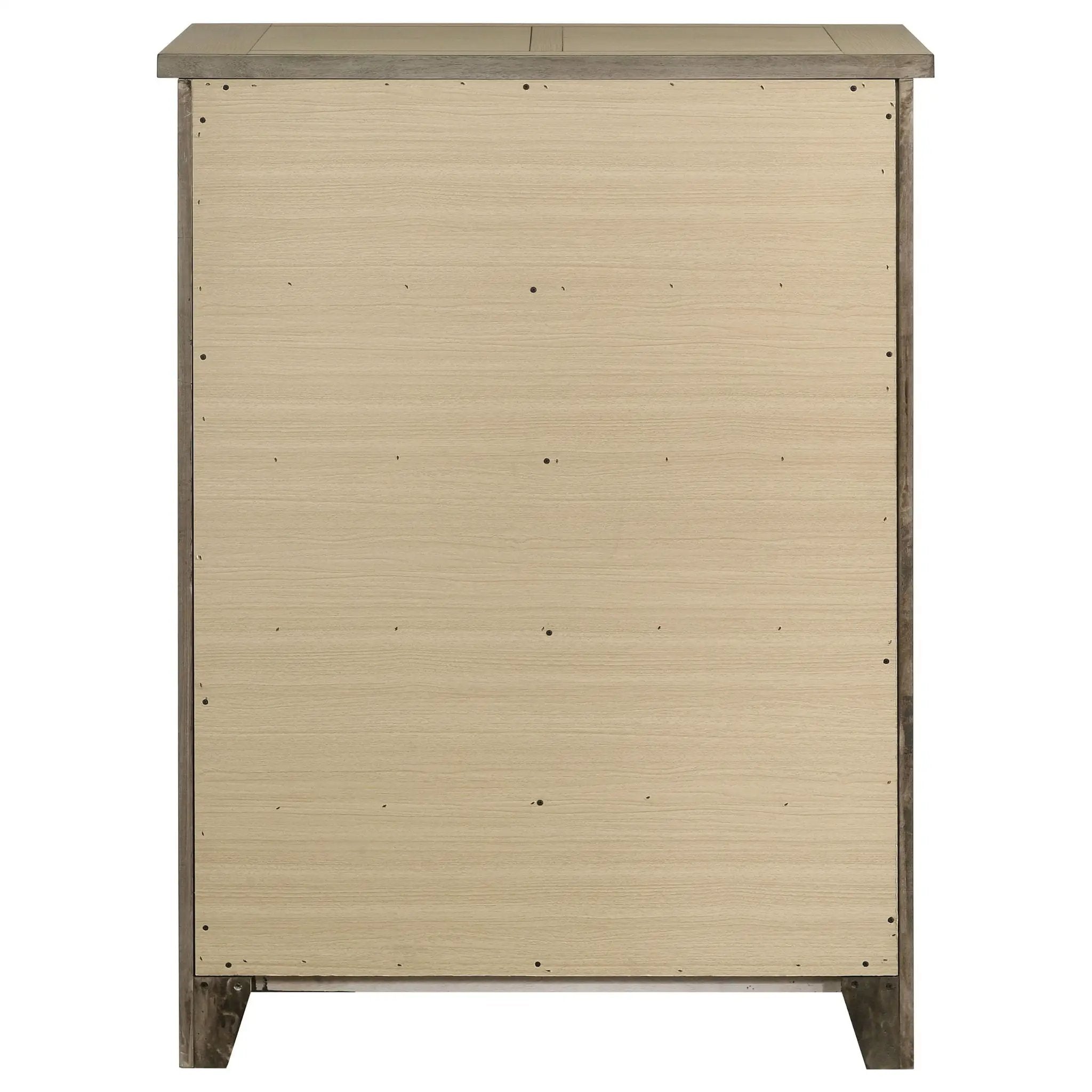 Hazlewood 5-drawer Bedroom Chest of Drawers Vineyard Oak by Unique Piece Furniture