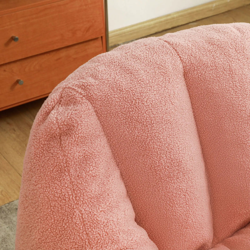 Comfy Bean Bag Chair With Memory Foam Filler, Tufted Soft by Unique Piece Furniture
