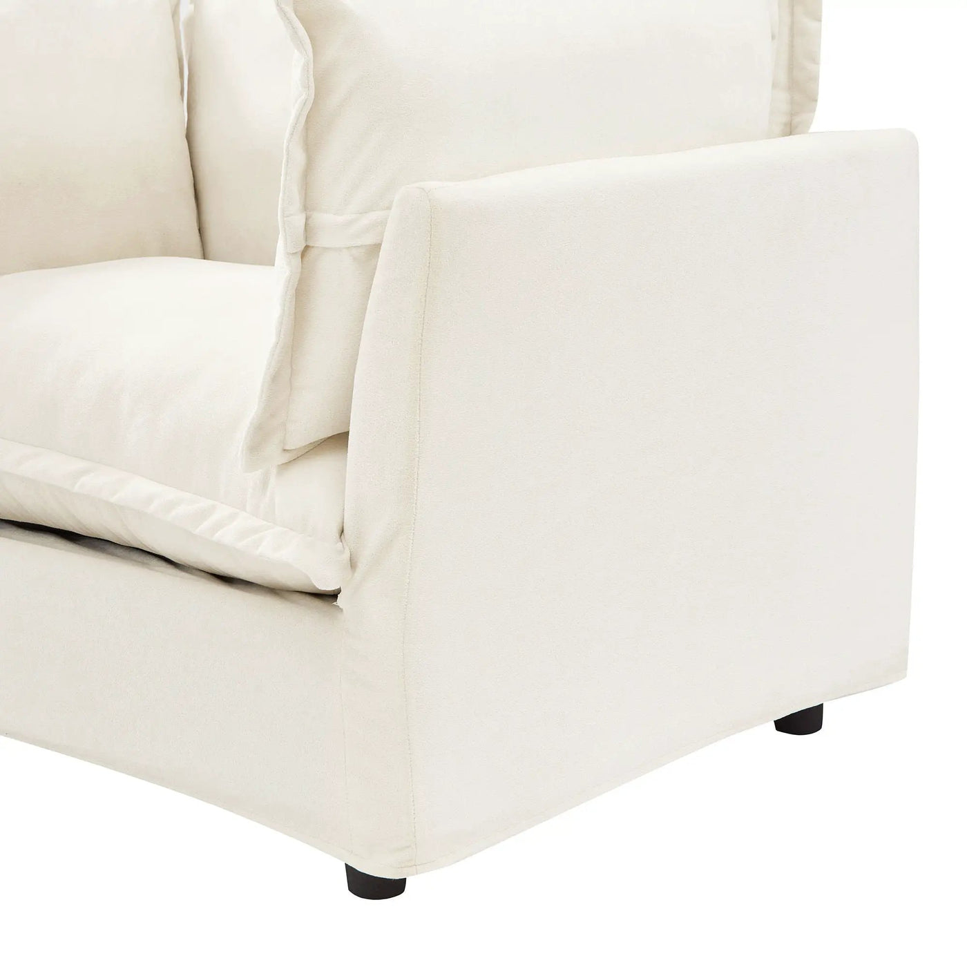 Modern Armchair Sofa With Movable Ottoman by HouseOfZazla