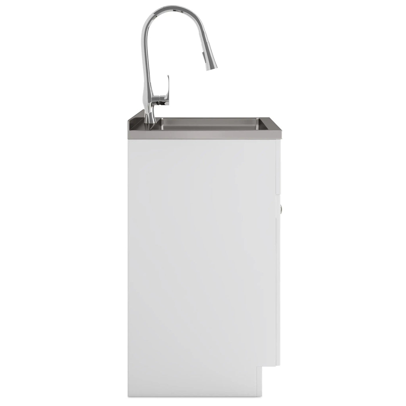Beckham - Laundry Cabinet & Faucet And Stainless Steel Sink by HouseOfZazla