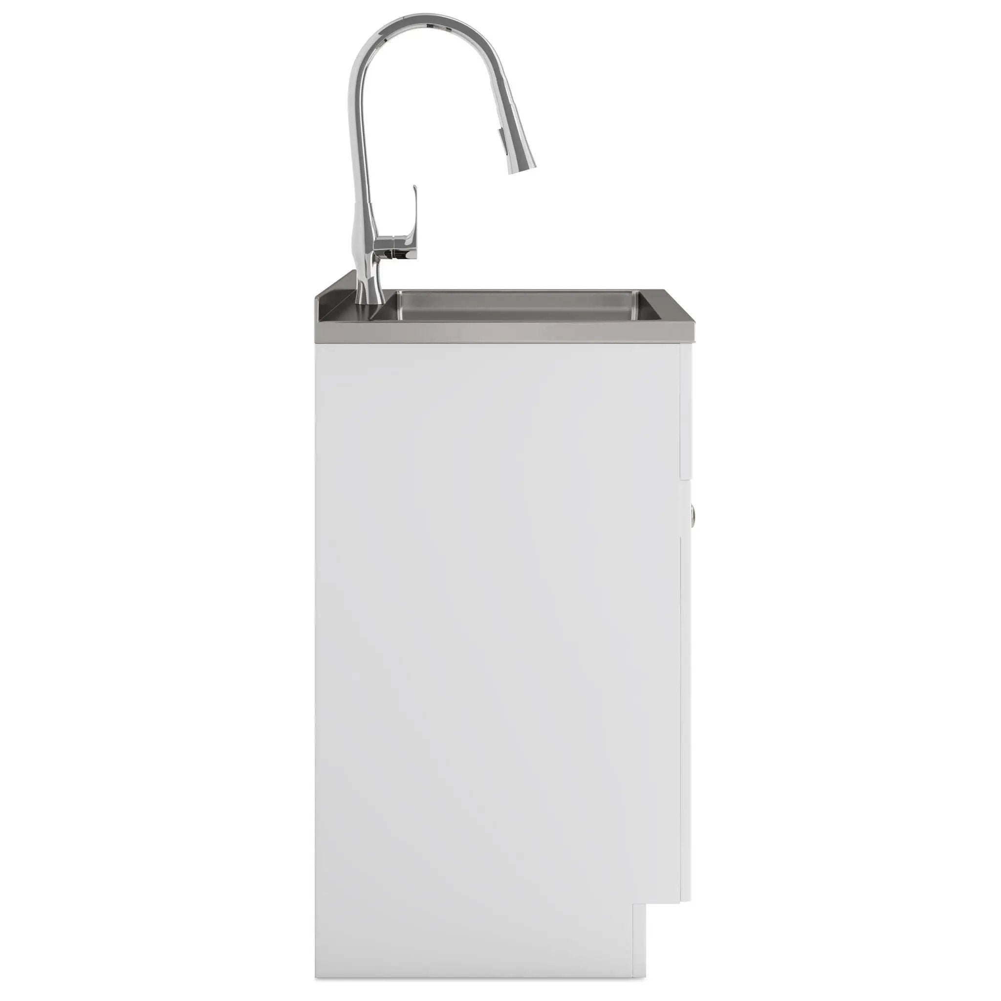 Beckham - Laundry Cabinet & Faucet And Stainless Steel Sink by HouseOfZazla