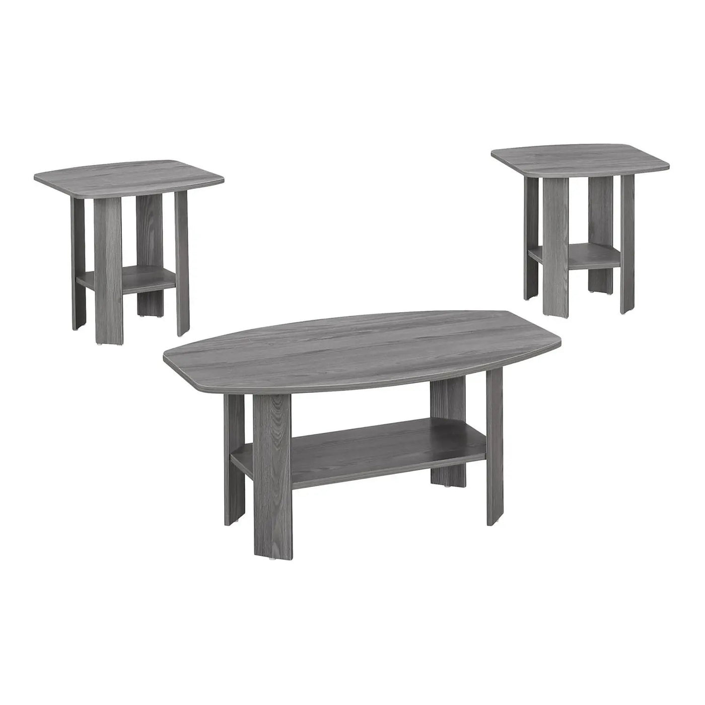 Table Set, Coffee, End, Side, Accent For Living Room (Set of 3) by Unique Piece Furniture