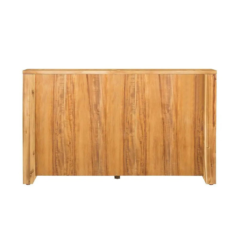 6 Drawer Dresser - Natural Wood / Brown by HouseOfZazla