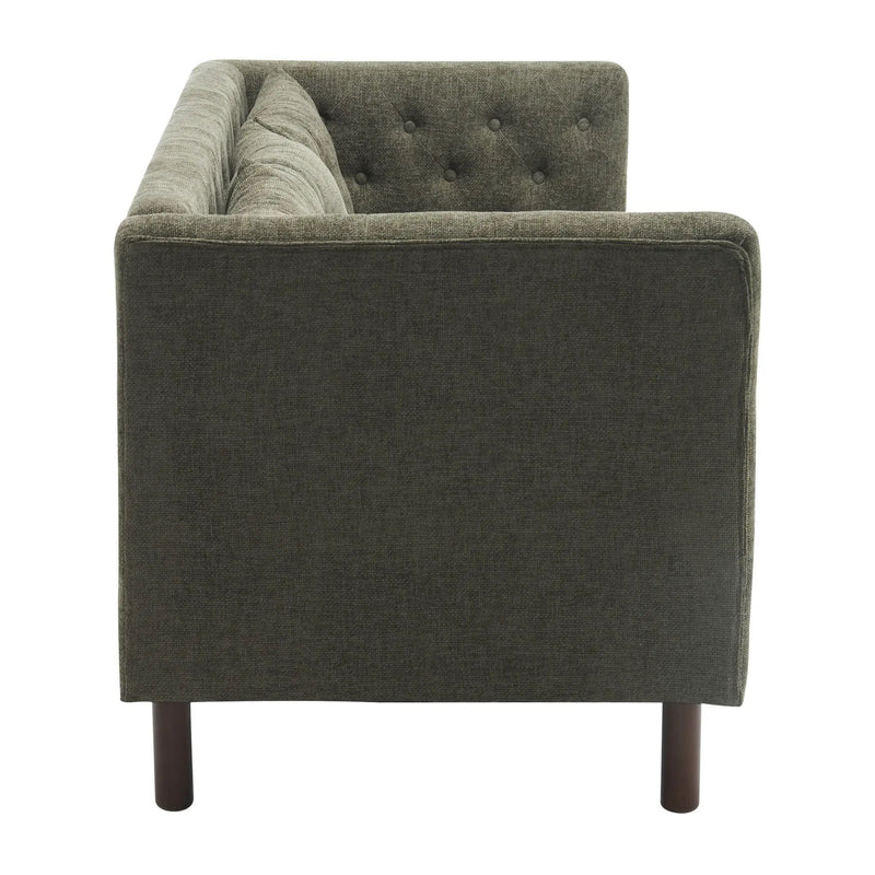 Upholstered Sofa Modern 3 Seater Sofa Couch With Tufted Design For Living Room by HouseOfZazla