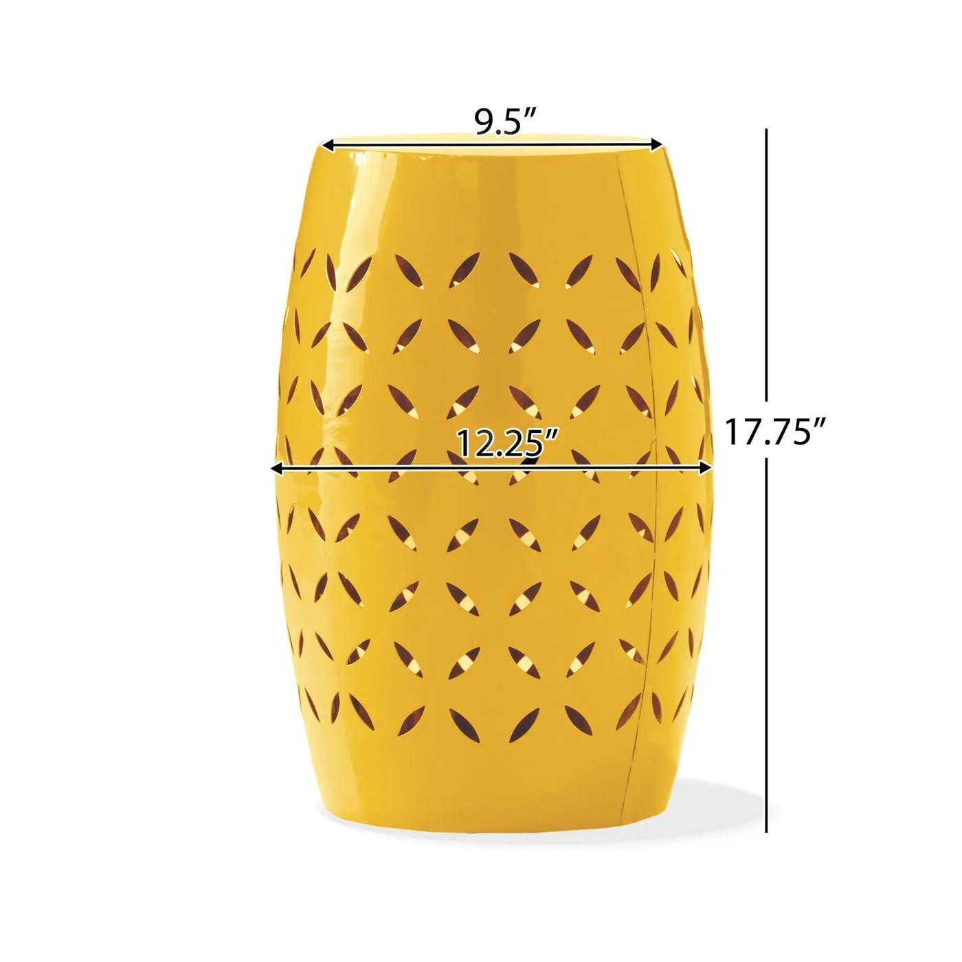 Outdoor Side Table With Barrel Shape by HouseOfZazla