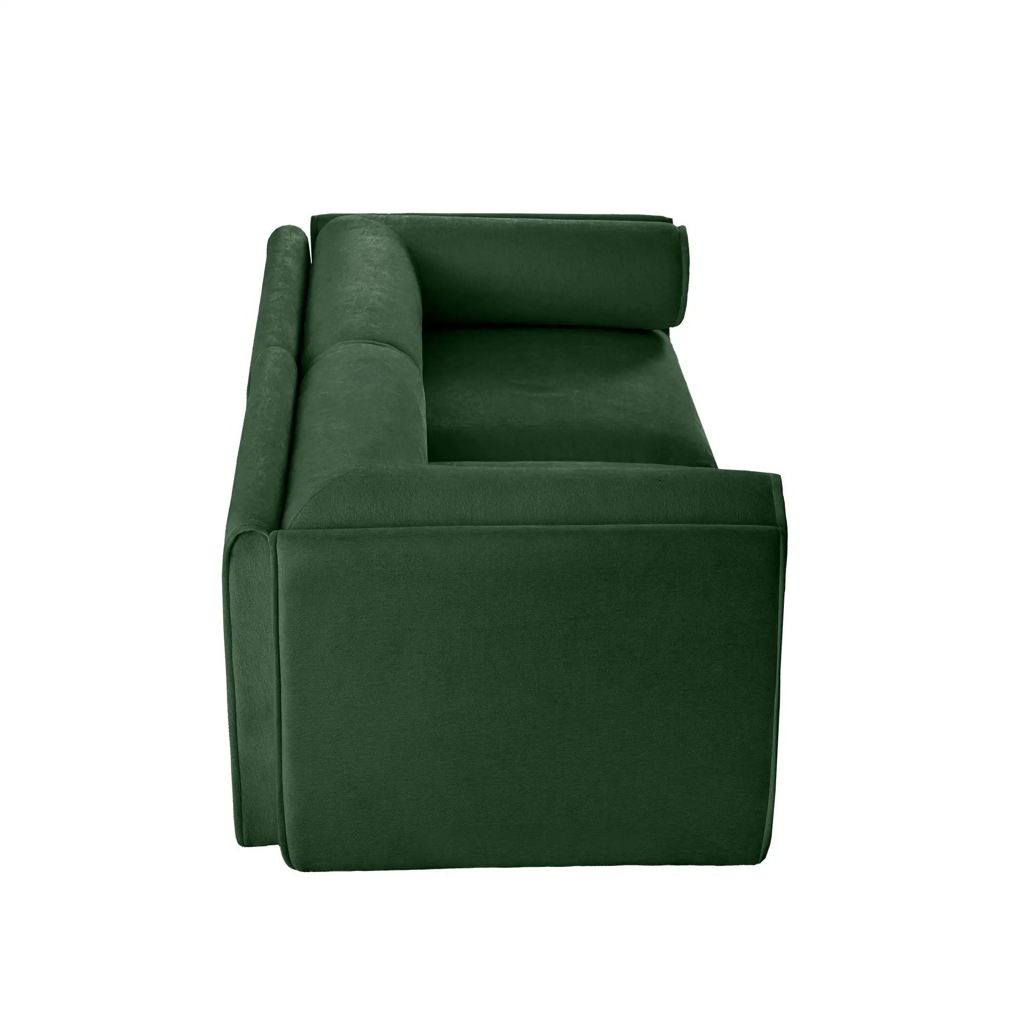 Stylish Sofa With Storage Seat And Cylindrical Backrest by HouseOfZazla