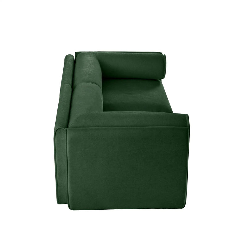 Stylish Sofa With Storage Seat And Cylindrical Backrest by HouseOfZazla