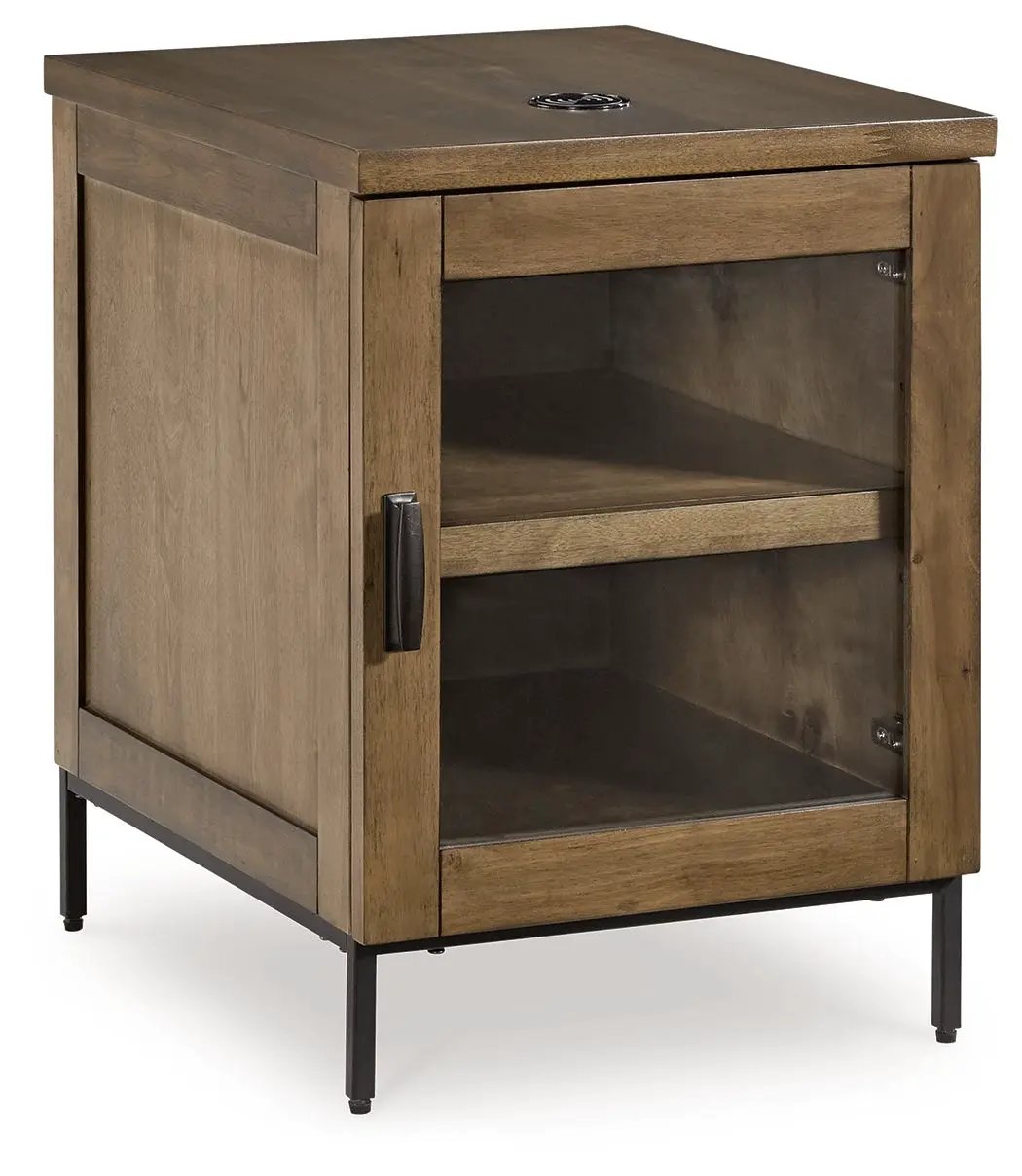 Torlanta - Chair Side End Table - Brown by Unique Piece Furniture